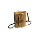 Handbag Factory Wholesale Women Handbag Retro Shoulder Bags Handwoven Rattan Crossbody Bag