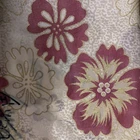 Fabric Designs 100% Polyester Fabric Tricot Fabric With 100% Polyester Coloful Designs Golden Printing