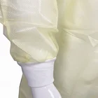 Level 2 Impervious Disposable Gown Working Uniform Yellow Isolation Gown