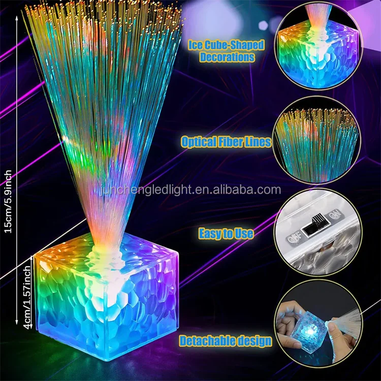 waterproof table lamp led power fiber optic lights