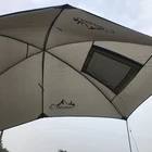 Waterproof Car Tents 190T Polyester Waterproof Portable Suv Camping Shade Rear Car Tents