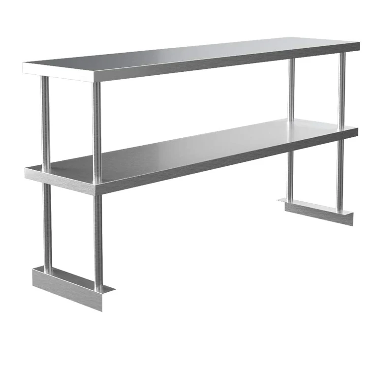 stainless steel table top shelf