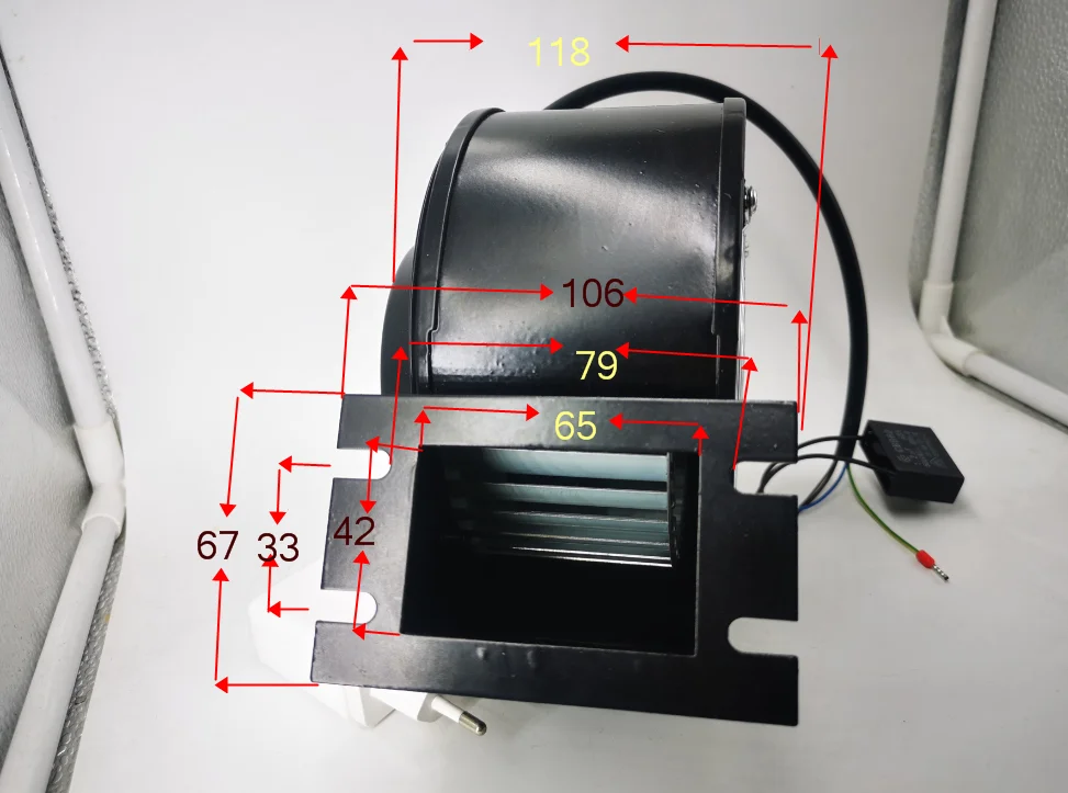 Centrifugal Fan, 100-240V, Cast Iron - detail 2
