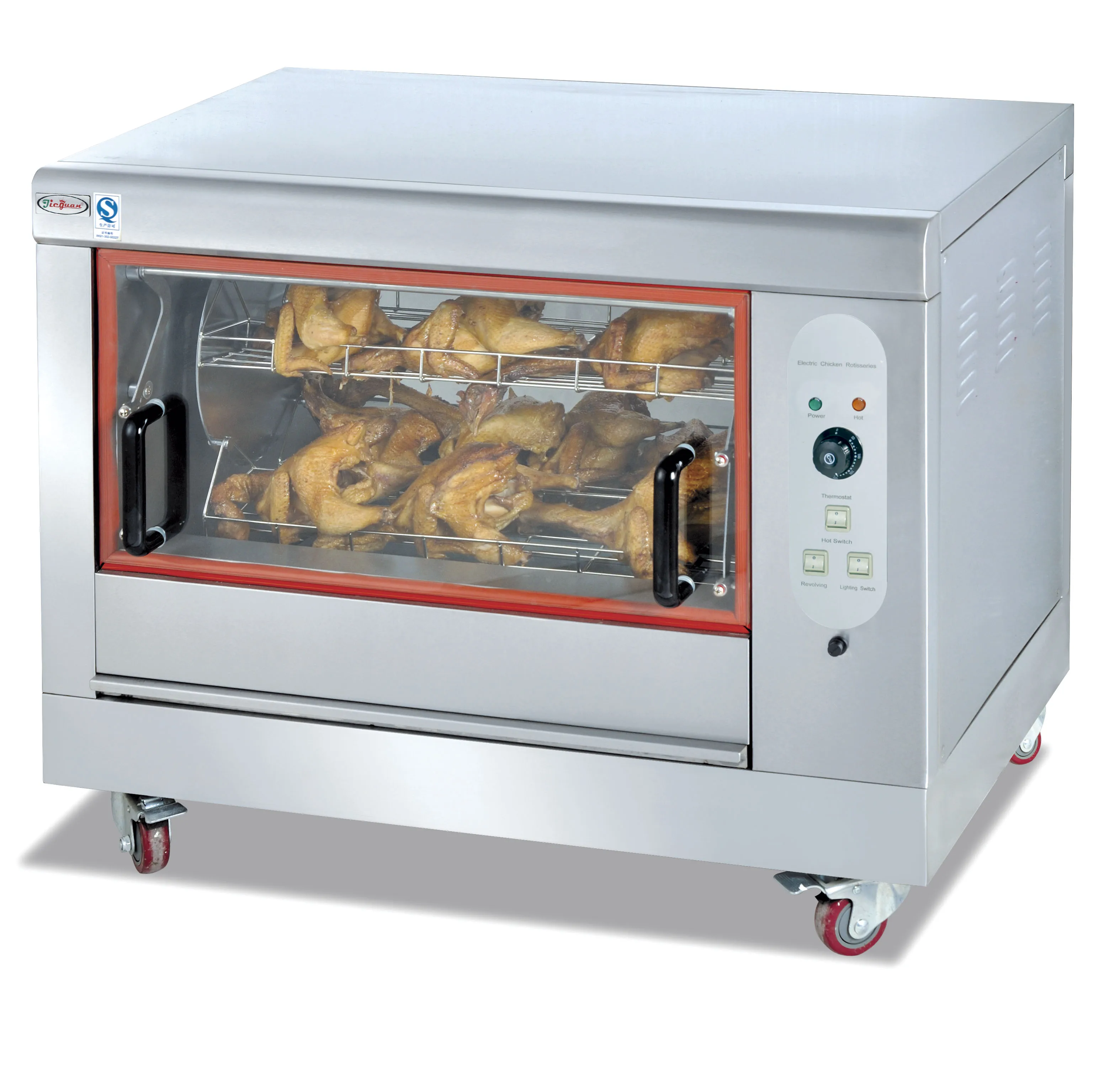 Asador de pollos eléctrico FECA 630 EKO-E de 6 espadas - Pollast.com
