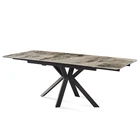 Glass Table Factory Supply New Dining Glass Side Extendable Table Durable For Apartment