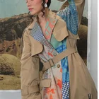 Wool Trench Women Solid Color Designers Fall Clothes Causal Wool Blend Trench Long Women Coat