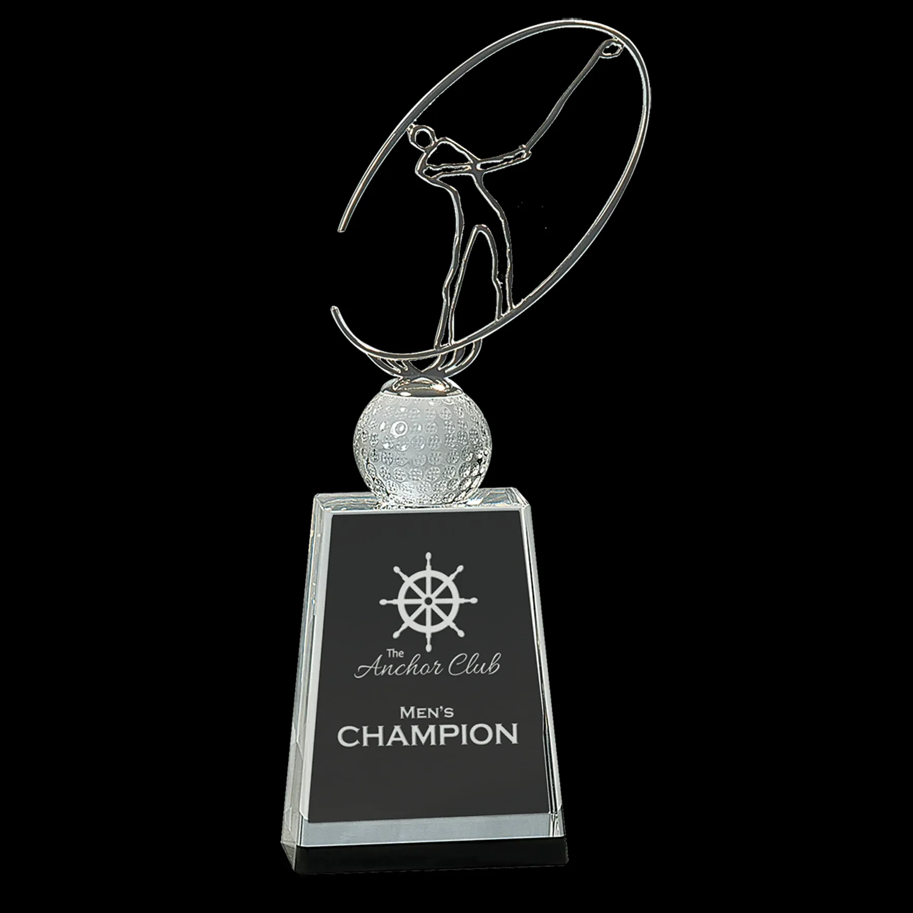 product custom trophy and award craved engraving letters crystal trophy creative crystal glass metal trophy-3