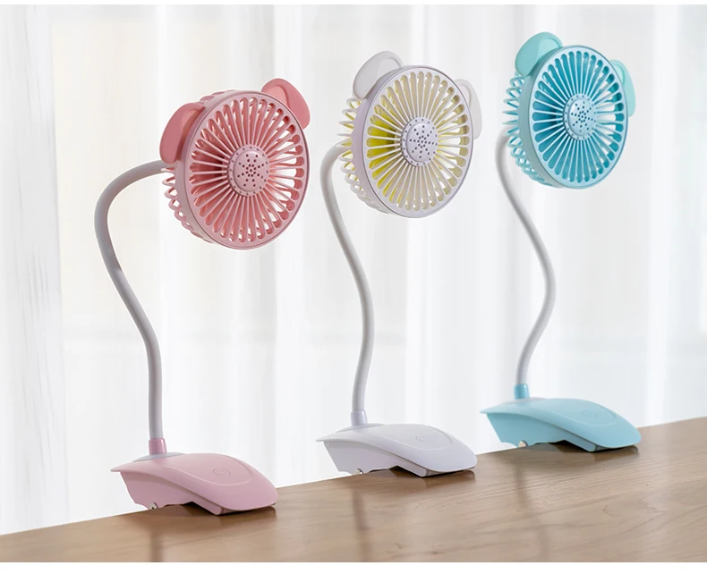 Rechargeable Mini Desk Fan, USB, DC5V-1A, Battery - detail 2