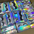 100% Eyelash Packaging Wholesale 100% Mink Eyelashes Siberian Mink Eyelashes Custom Packaging