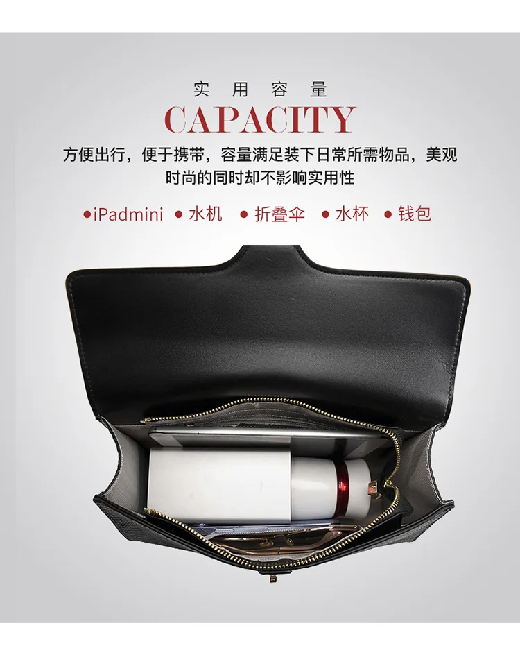 Women Luxury Handbag New Fashion Belt Messenger Bag Pu Leather Shoulder Bag