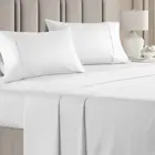 Bed Sheet Preshrunk Microfiber 1800TC 4 Piece Hotel Luxury Soft Premium Bed Sheet Set
