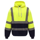 Sweatshirt Hi Vis Reflective Sweatshirt 2 Tone Hoodie Sweatshirt
