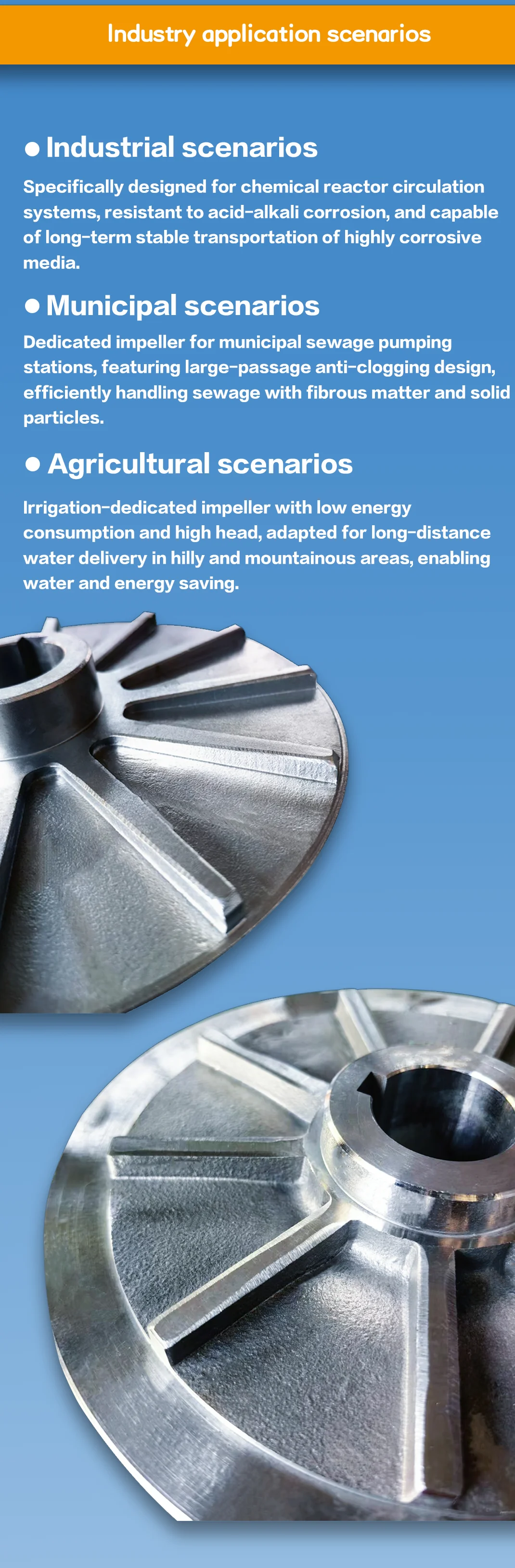 Steel Closed Vortex Impeller, Stainless, Centrifugal - detail 10