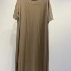 Wear Soft Touch Polyester Cotton Round Neck Casual Wear Short Sleeve T-shirt Dress