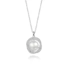 Silver Jewelry Pearl High Quality Personalized Silver Jewelry 925 Sterling Pendant Pearl Necklace