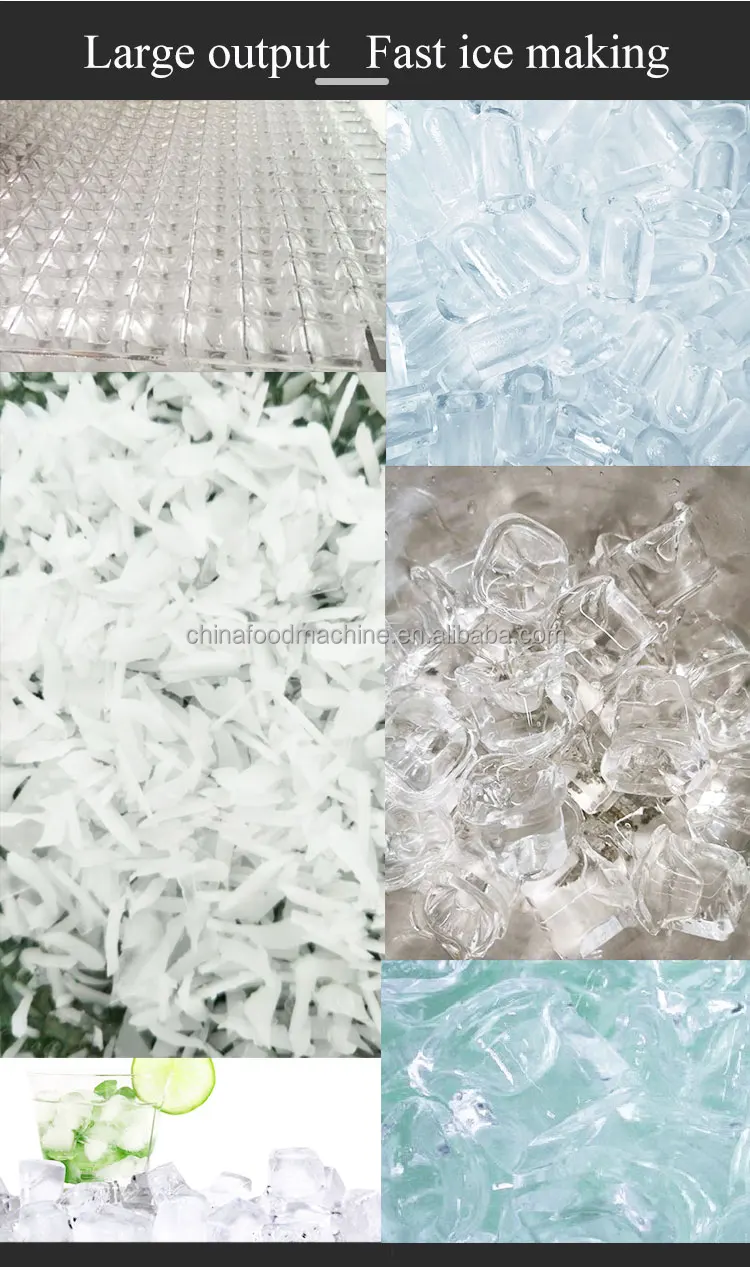 500Kgs Ice Tube Machine Snow Bullet Ice Cube Tube Maker Machine Commercial 5 Ton factory