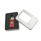 Usb Leather Flash High Capacity USB Stick Leather USB Flash Drive Bulk Cheap Pendrive 64GB