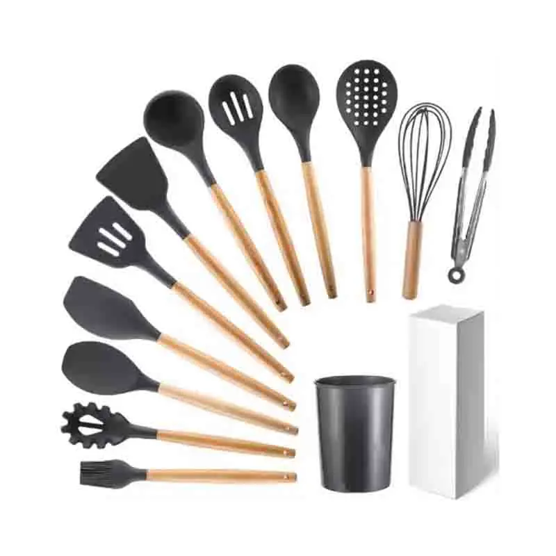 Silicone Non-stick Cooking Utensils Set Kitchen Utensil Set 12pcs