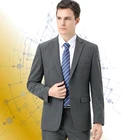 Pants Coat Blazer Polyester Golden Black Pants Men's Fashion Slim Suits Business