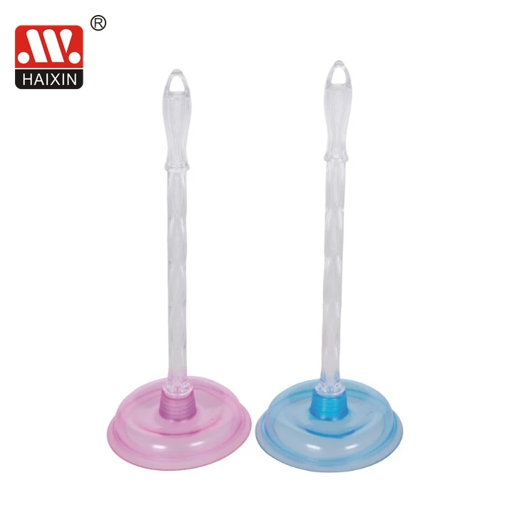 Haixing plastic toilet plunger set