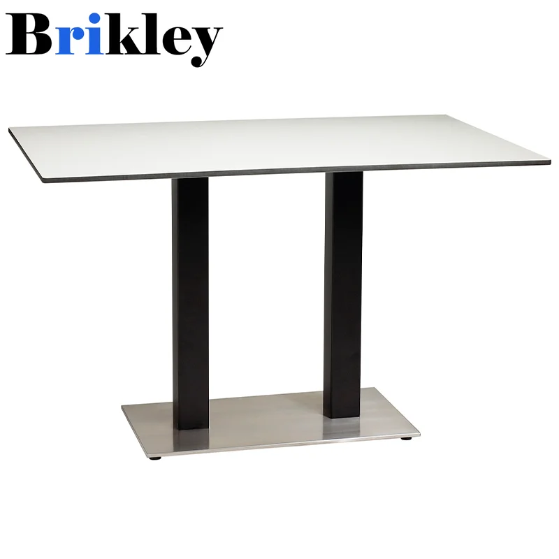 Brikley HPL Table with Compact Laminate Material and Aluminum Base factory