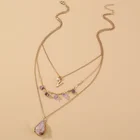 New Designs Custom Handmade DIY Simple Multi Layer Necklace Jewelry 26 Letter Shell Love Pendant