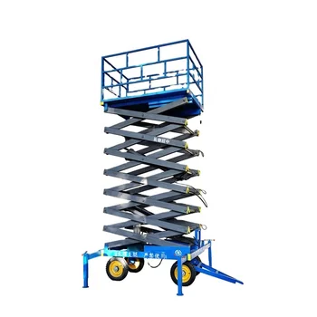 Aerial Work Platform tracked mobile self-propelled manual electric hydraulic scissor lift platform table diesel scaffolding