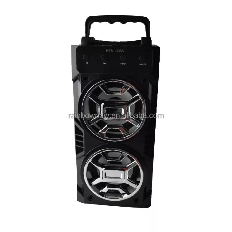 KTS Speaker KTS-1036S the Best Wireless Speaker Outdoor with Electroplating Speaker Frame