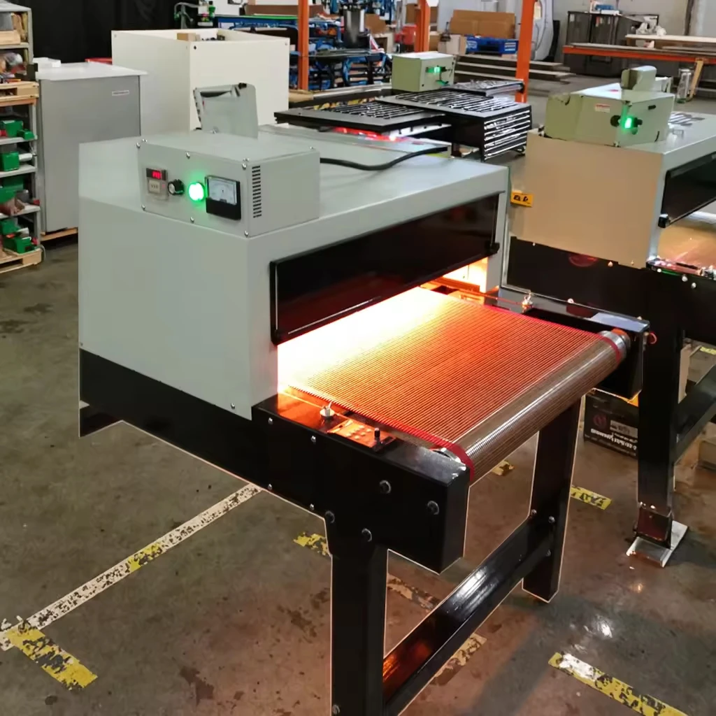 product screen printing conveyor dryer tunnel type conveyor belt drying machine for t shirt ink drying machine-5