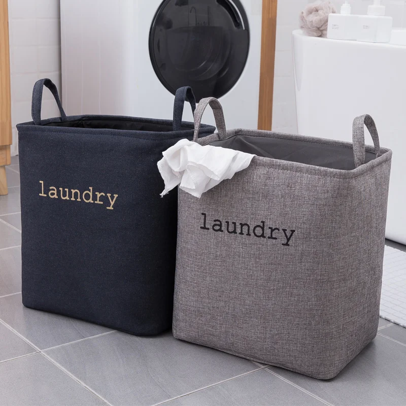 HUAYI  Selling High quality  Fabric Large Canvas storage basket laundry basket