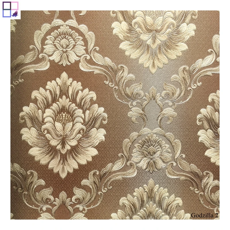 Custom 3d vinyl Effect PVC Cheap Wallpaper roll Manufacturer Hotel Room pvc Wall Paper