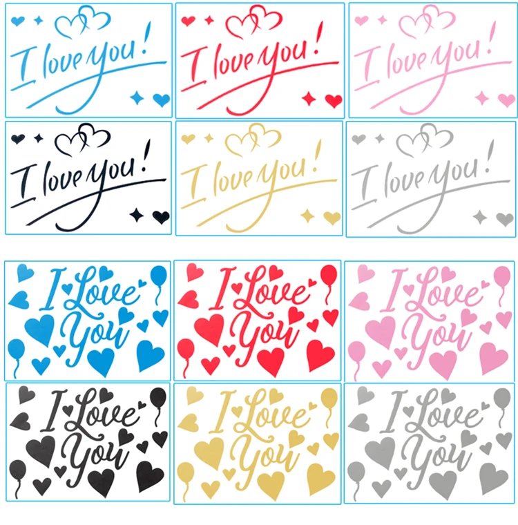 Cheap Unicorn Letter Number Happy Birthday Bobo Ball Transparent Balloon Sticker Wedding Balloon Sticker