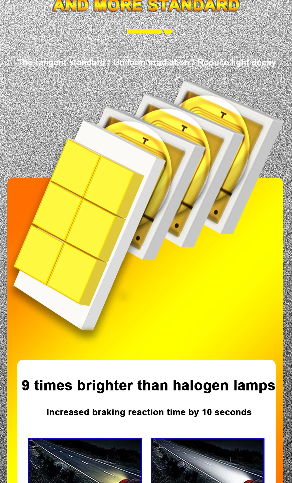 TECH-KING Car LED headlights double lens 3 inch three direct laser light super bright 90 watt high power Projector headlight