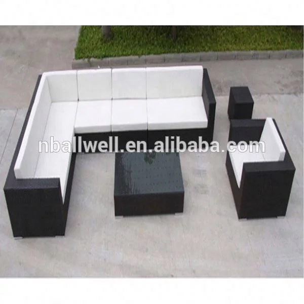 product outdoor pe rattan l shaped sofa set wicker weave patio furniture-3