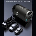 Car Car Charger 30w Super Mini 30W Fast Charging Aluminium QC3.0 PD Car Charger For Mobile Phone