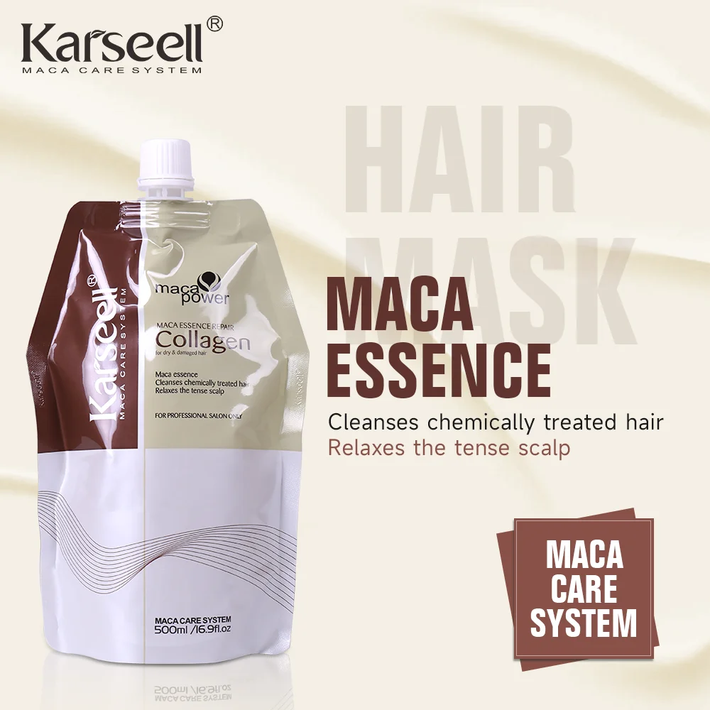 karseell maca collagen hair mask for dry and damaged hair 500ml