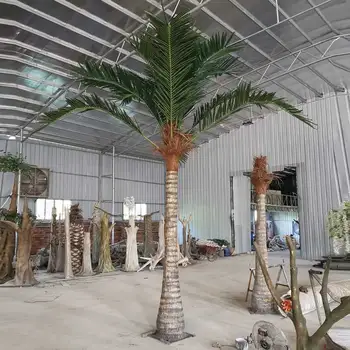 China Supplied Outdoor Plastic Leaves Coconut Trees Giant Artificial Palm Tree
