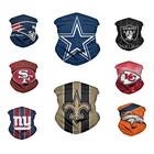Quality Bandanas Promotional Steeler Giants Packers NFL Sports Teams Neck Gaiter Custom Football Bandana