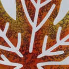 Metal Liffy Metal With Glass Maple Leaf Design Candlestick Home Decoration