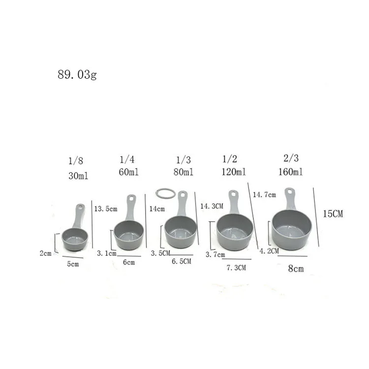 Measuring Spoons Set Plastic Measuring Spoons Set 2022 17 Piece1 tbsp Dry and Liquid Ingredients Powder Spoon