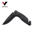 Cutter Knife Cutter Wholesale Black Rescue Pocket Knife With Cutter And Glass Breaker