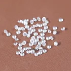 Stone Wholesale AAA Round Cut White Cz Synthetic Stone White Cubic Zirconia Stone Loose Gemstone