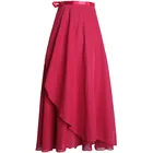 Dance Ballet Skirt Dance Women Chiffon Ballet Skirts Long Sheer Dance Skirts With Tie Waist