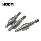 Black Points Arrows Archery Steel Archery Black Nickel Field Screw In Arrow Points