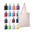 Shopping Bag Printed Shopping Tote Bag Custom Printed Plain Cotton Canvas Grocery Shopping Tote Bag