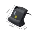 Card Id Card Reader Zoweetek EMV USB IC ID Smart Card Reader ISO 7816 Credit Smart Card Reader Writer With SDK ZW12026-6
