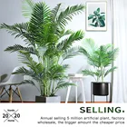 Trees Artificial Plants Trees Manufacturer Artificial Potted Plants Trees 3ft-6ft Rubber Leaves Plastic Bonsai