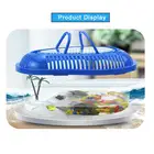 Factory Price Mini Portable Plastic Fish Tank Aquarium With Lid Fish Breeding Box Tortoise Reptile Small PP Fish Tank