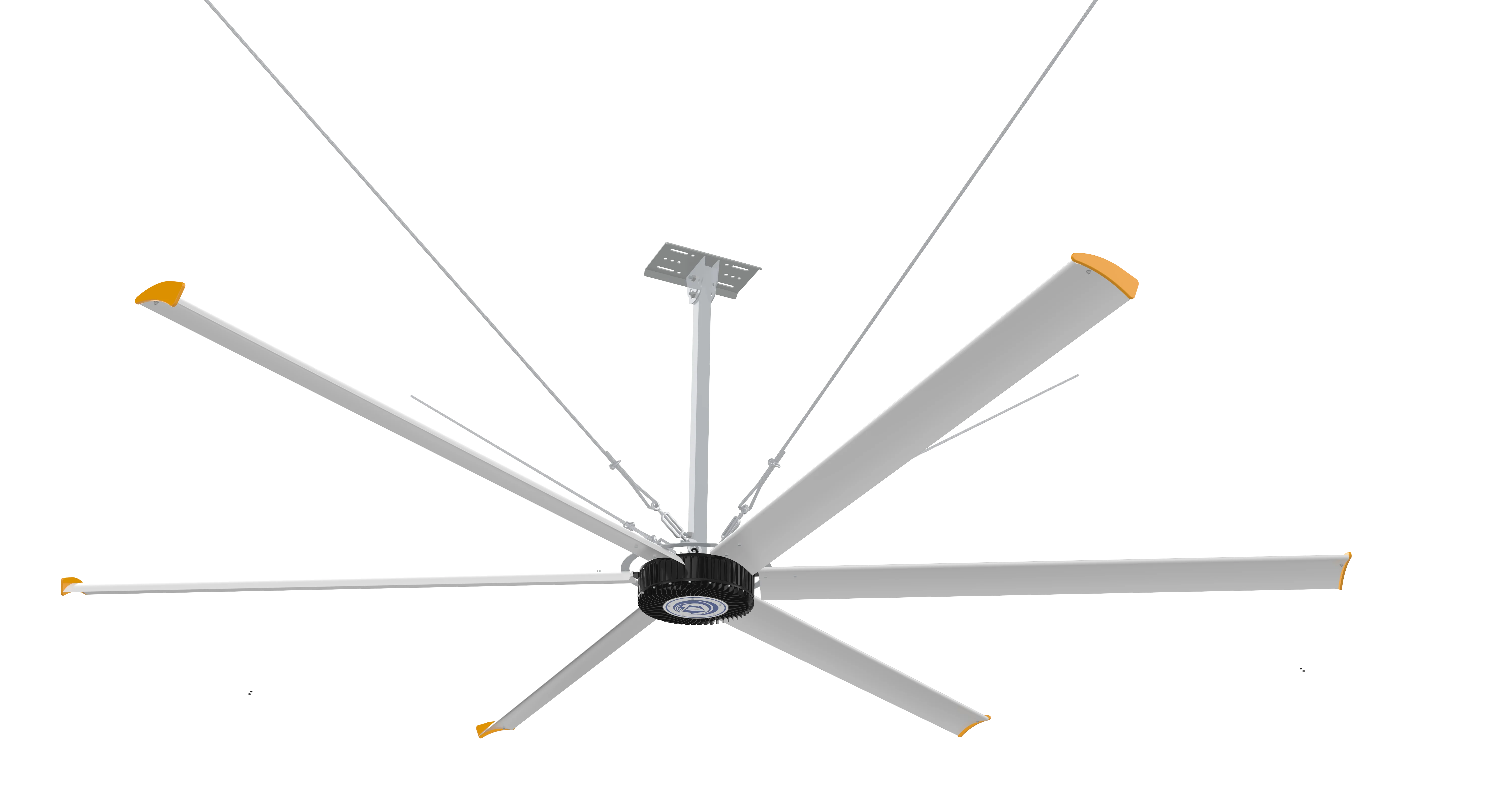 Ceiling Fan, 24ft, HVLS, Aluminum, 230V - detail 4