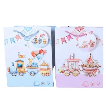 Party Bags For Kids Birthdays High Quality Gift Bag For Children Fashion Balloons Packaging Shopping Paper Bag